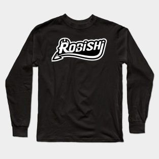 Robishi Black and White logo Long Sleeve T-Shirt
